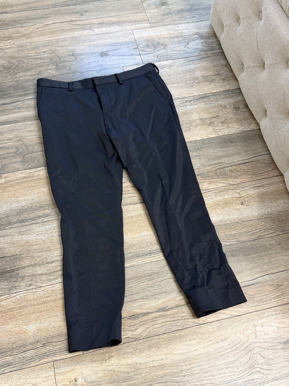 Express slim Men's Black Dress Pants 31x30
